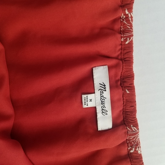 Madewell | Silk Ruffle Off Shoulder‎ Dreaa, Size M - Picture 4 of 8